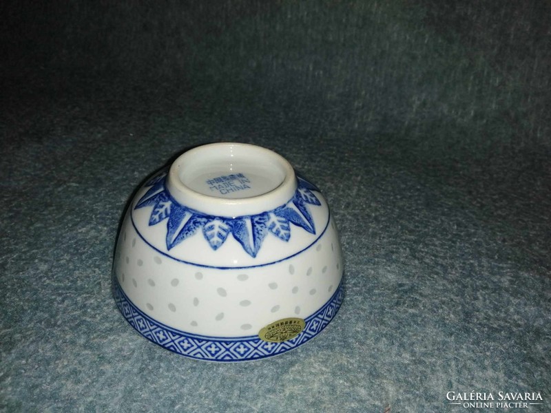 Kínai rízsszemes porcelán tálka (A4)