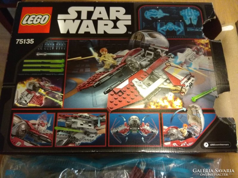 Új állapotú Lego Star Wars 75135 Obi-Wan's Jedi Interceptor / Obi-Wan Jedi elkapója