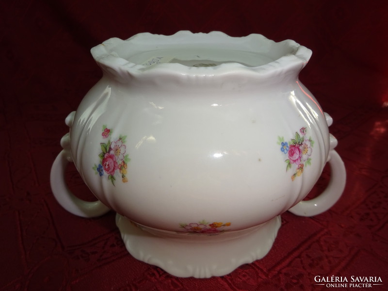 Zsolnay porcelain sugar bowl, antique, shield sealed, without lid. He has!