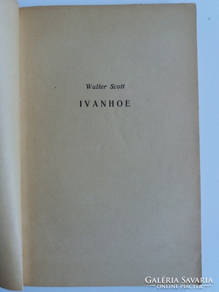 Ivanhoe, Sir Walter Scott - in English