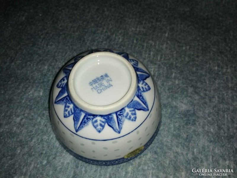 Kínai rízsszemes porcelán tálka (A4)