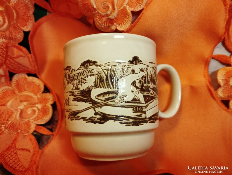 English embossed tea cup
