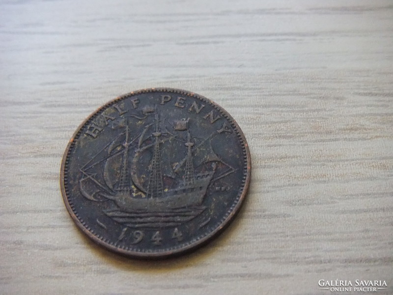 1/2  Penny   1944     Anglia