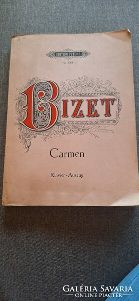 Old Bizet sheet music