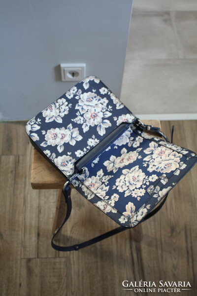 Cath kidston blue rose side bag - beautiful flawless