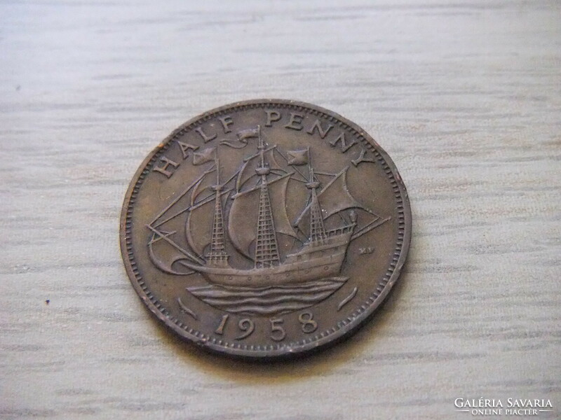 1/2 Penny 1958 England