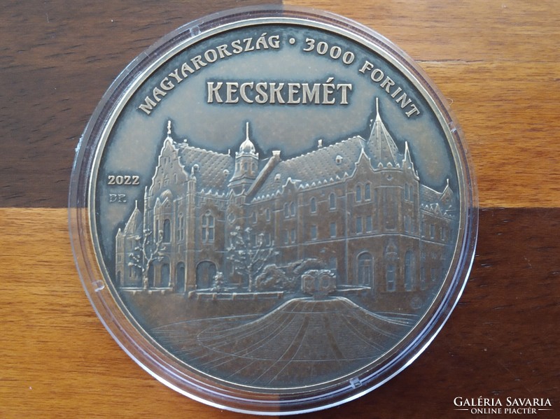 Kecskemét bács-kiskun county domestic counties and county seats series HUF 3000 coin 2022