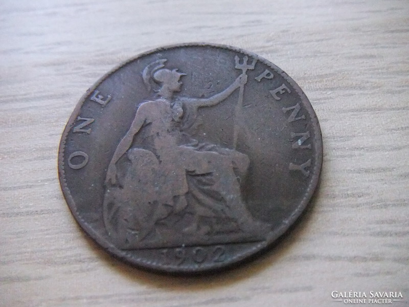 1 Penny 1902 England