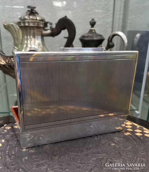 Antique silver cigarette box