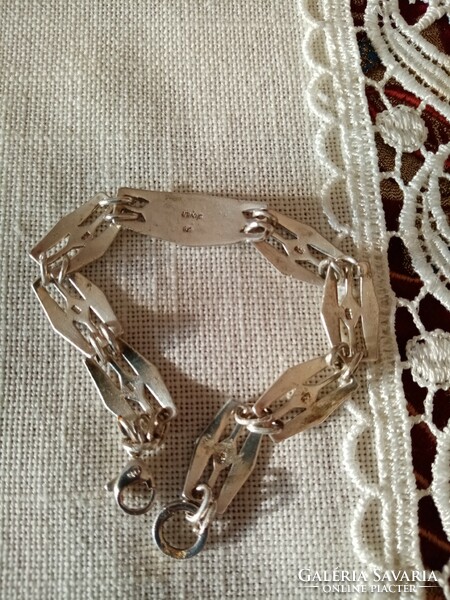 Old 925 silver bracelet marked on all elements, 13.8 gr also for graduation!!