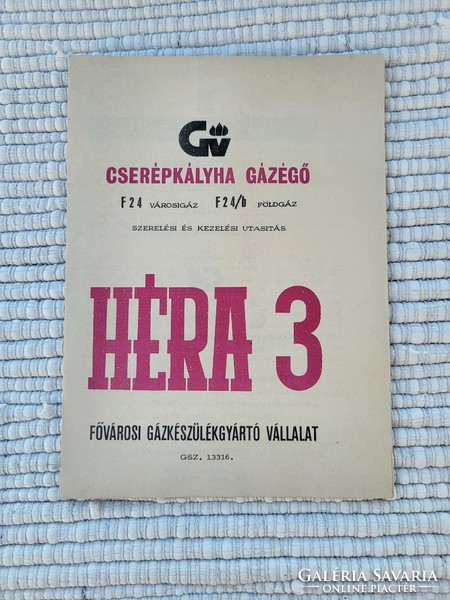 Instructions for use_héra 3 ceramic stove gas burner_1971