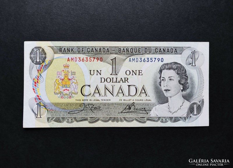 Canada $1 1973, aunc