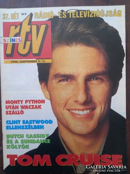 Színes RTV tévé újság 1996. szeptember 9-15. Címlapon Tom Cruise
