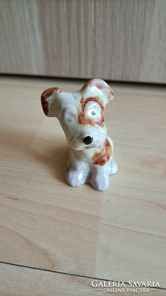 Retro ceramic spotted puppy