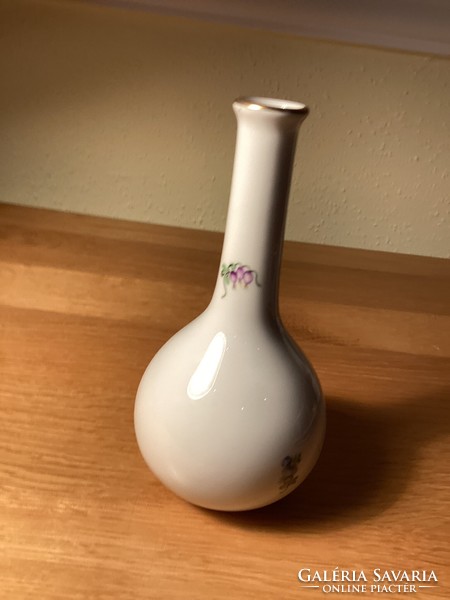Herendi porcelán váza 15 cm.