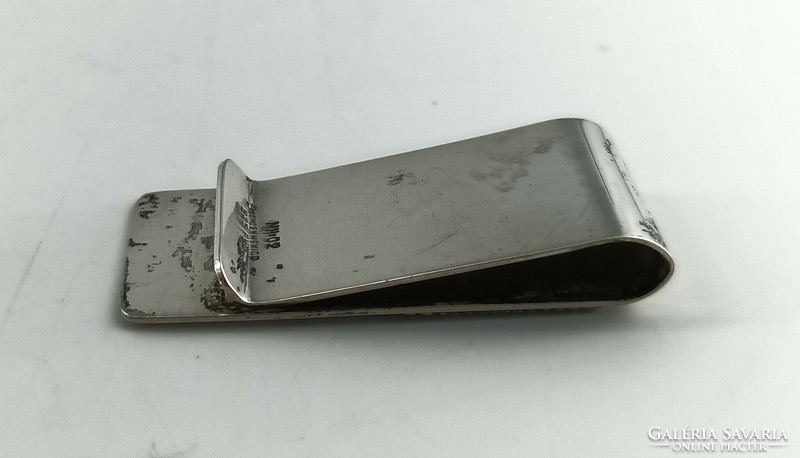 Silver money clip, Mexican