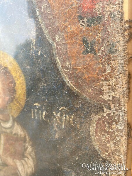 Ecclesiastical, presumably, sacred image of Greek origin no. F129