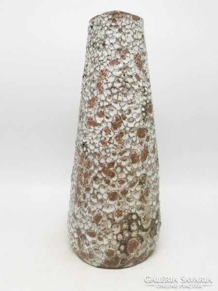 30 cm magas Bod Éva váza, retro iparművészeti kerámia