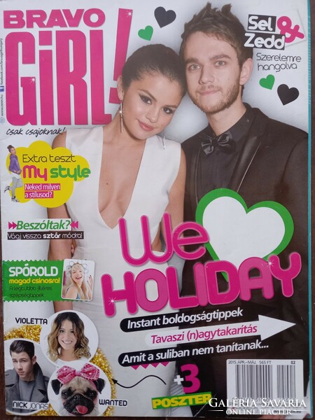 Well done girl! Magazine 2015. April-May selena gomez on the cover