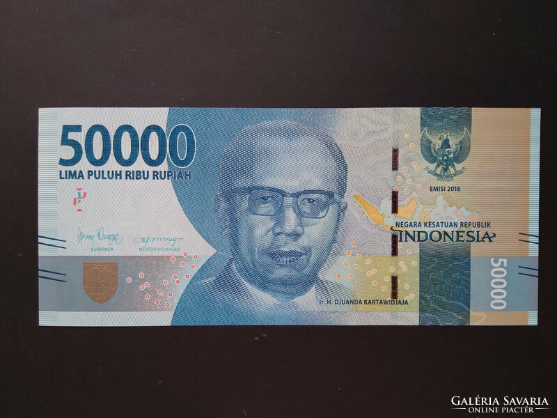 Indonézia 50000 Rupiah 2016 Unc