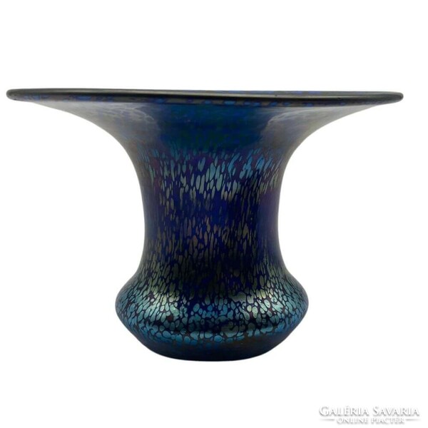 Loetz váza - Cobalt Papillon-M01261