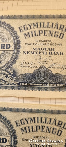 RR !!    2 DB  HIBÁS   1 MILLIÁRD MILPENGŐ