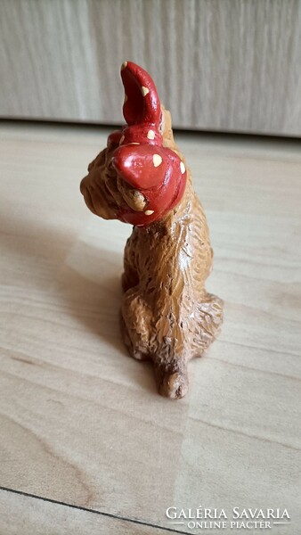 Retro ceramic toothache dog