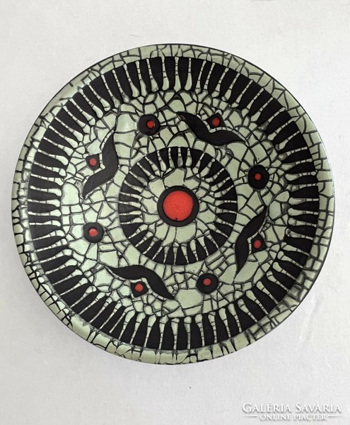 Old, vintage, retro ceramic wall plate, wall decoration, decorative plate, small plate, bowl