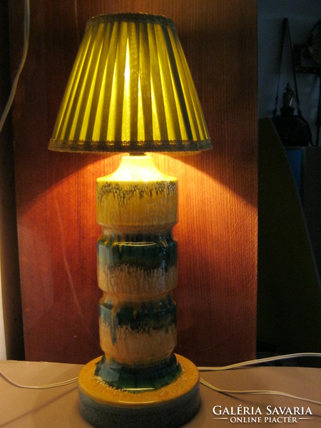 Iparművész kerámia retro lámpa