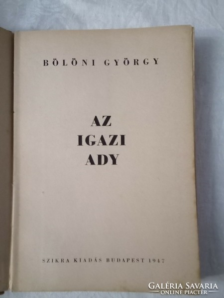 Bölöni György:Az igazi Ady