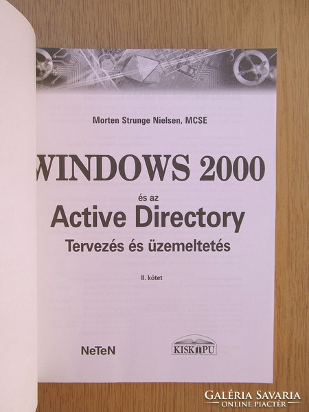 Windows 2000 and the active directory - design and operation ii.