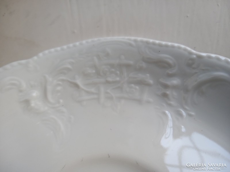 Rosenthal Sansoucci dombormintás fehér porcelán csésze 9x5cm