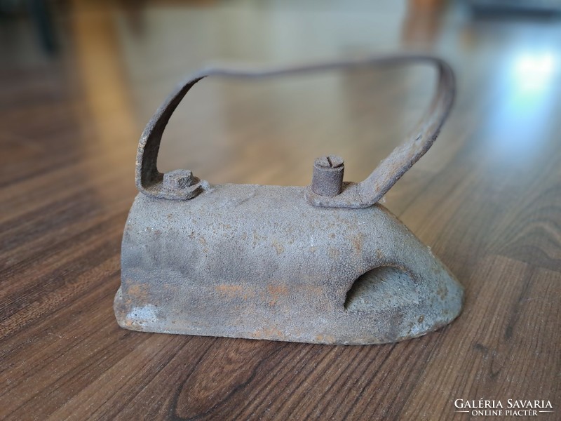 Antique cast iron iron