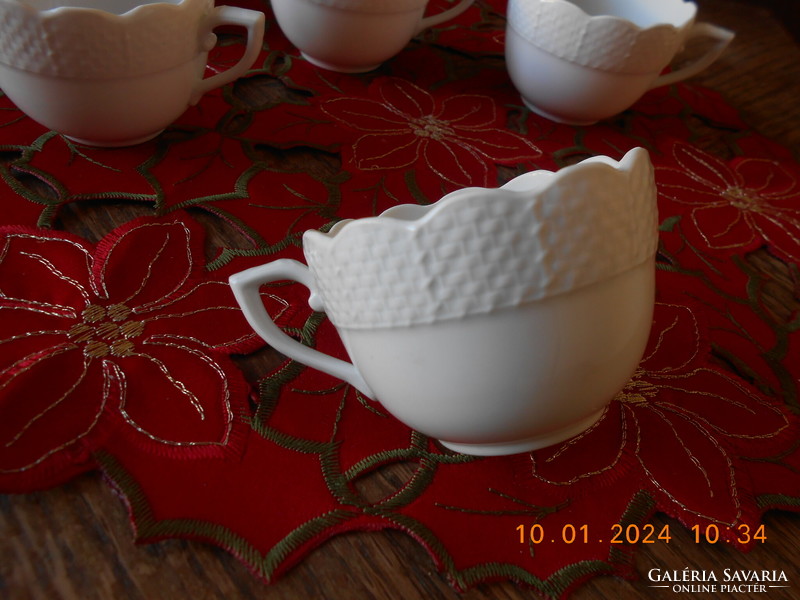 Herend white coffee cup