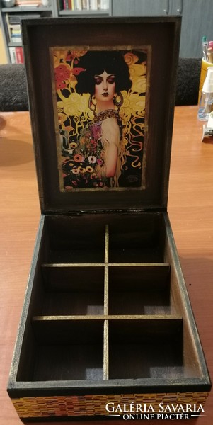Teafilter tartó Klimt stílusban