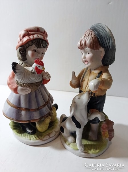 Charming biscuit child couple