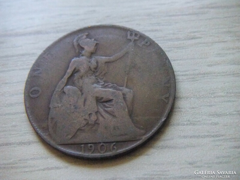 1 Penny 1906 England