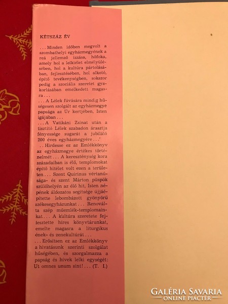 Tóth Imre-200 év. A 200 éves szombathelyi egyházmegye emlékkönyve címmel,1977. 1000 példány készült.