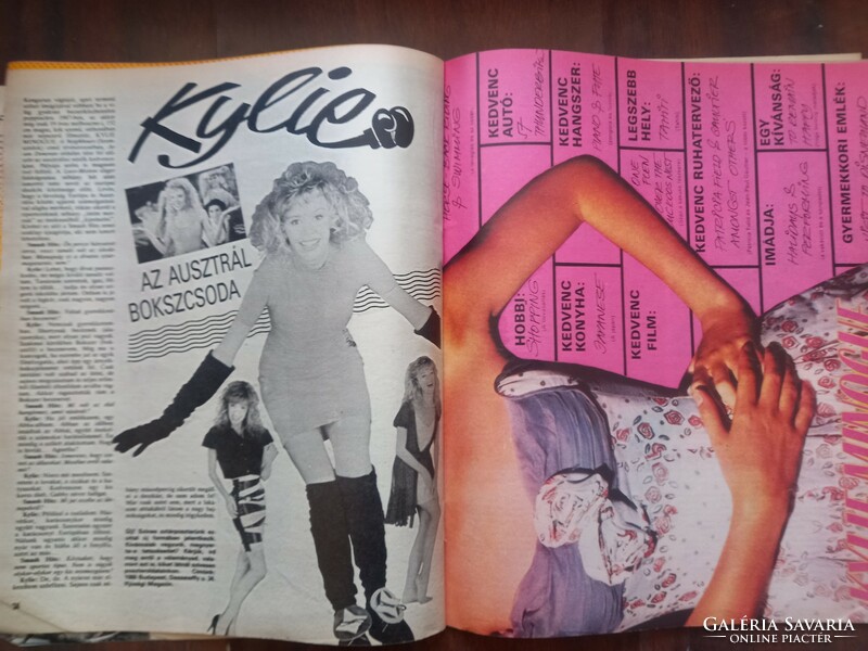 Ifjúsági Magazin 1989 / 9. Edda poszter Kylie Minogue
