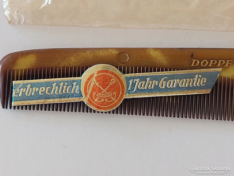 Old comb retro barber accessory