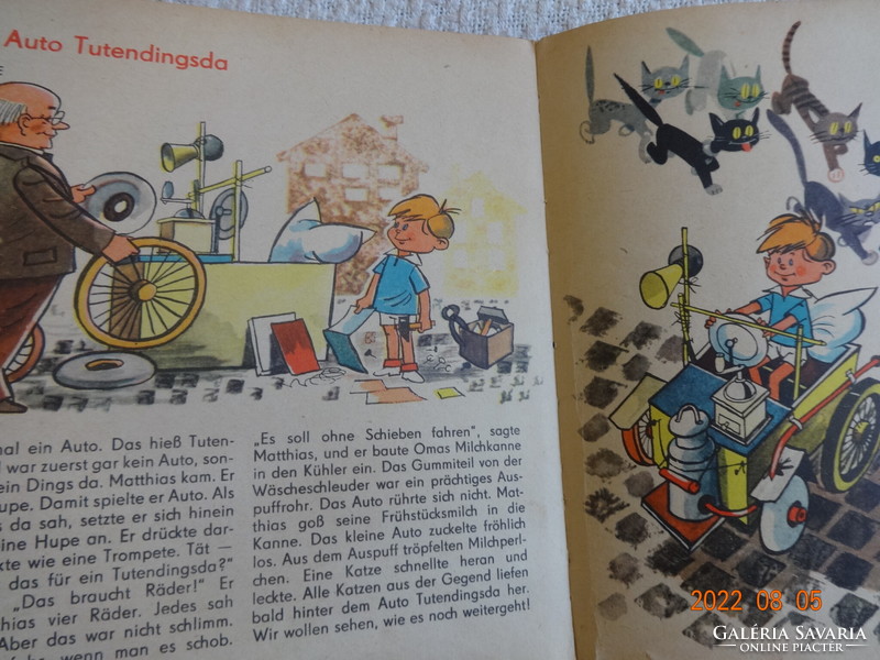 Bummi - old, retro, German children's magazine 1971. Grades 1-12. His number tied together - a curiosity!