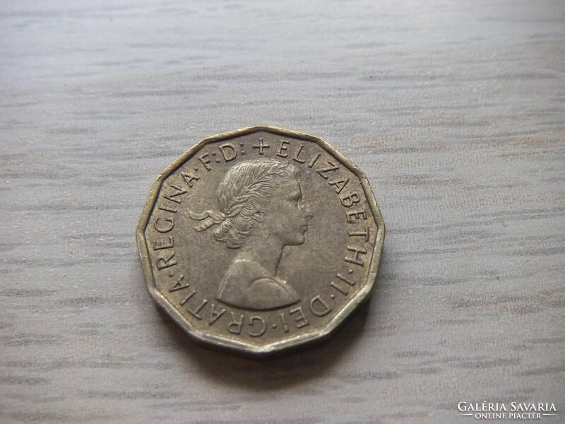 3 Penny 1966 England