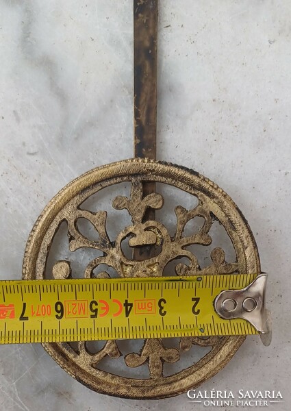 Antique clock pendulum biedermeier kepora frame clock table clock copper pendulum