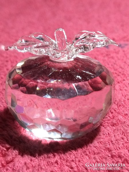 Beautiful crystal ornament 1 apple
