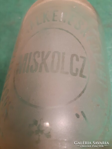 Old soda bottle with Miskolcz inscription