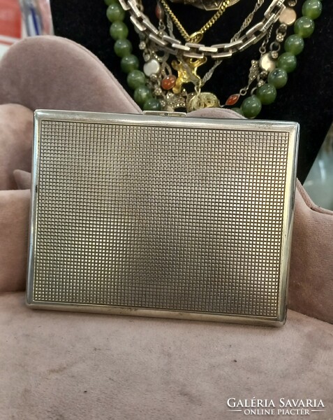 Antique silver cigarette case