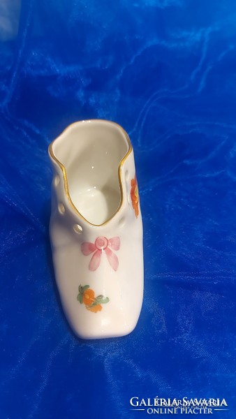 Herend porcelain, floral shoes