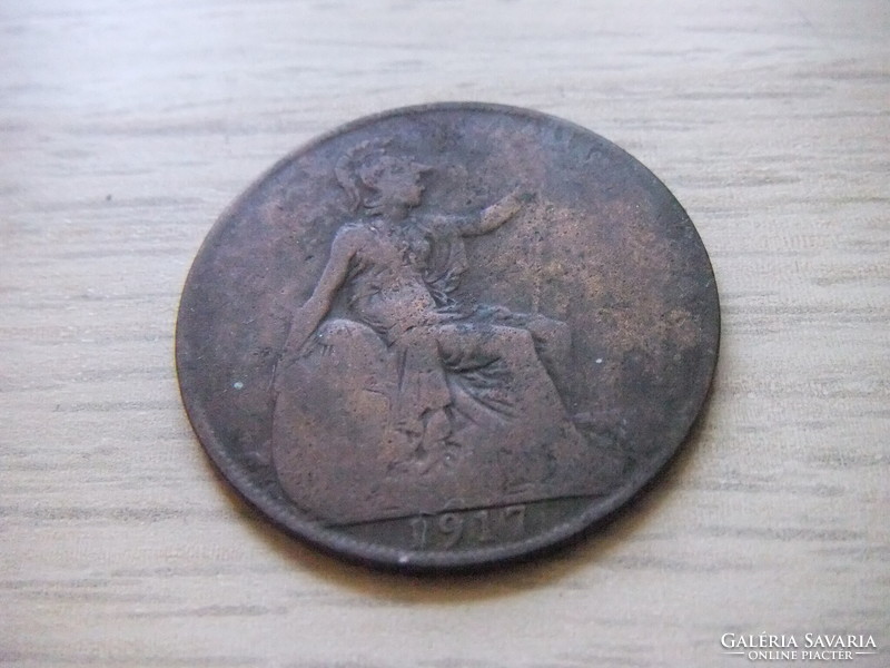 1 Penny 1917 England