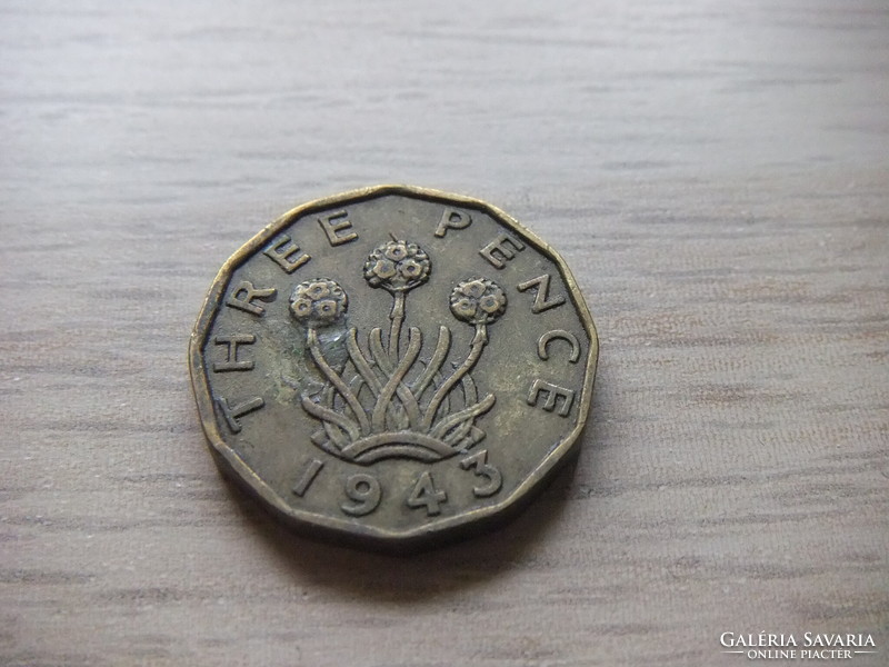 3 Penny 1943 England
