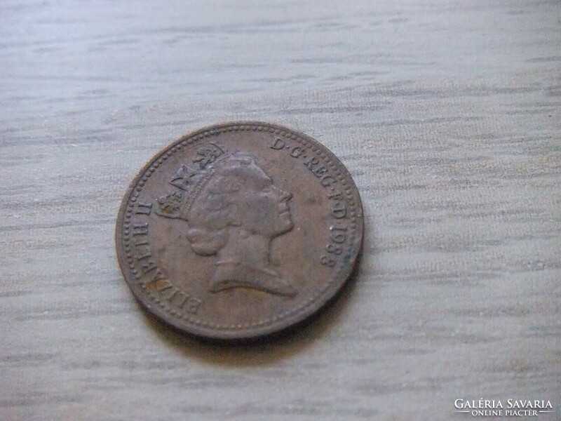 1 Penny 1988 England
